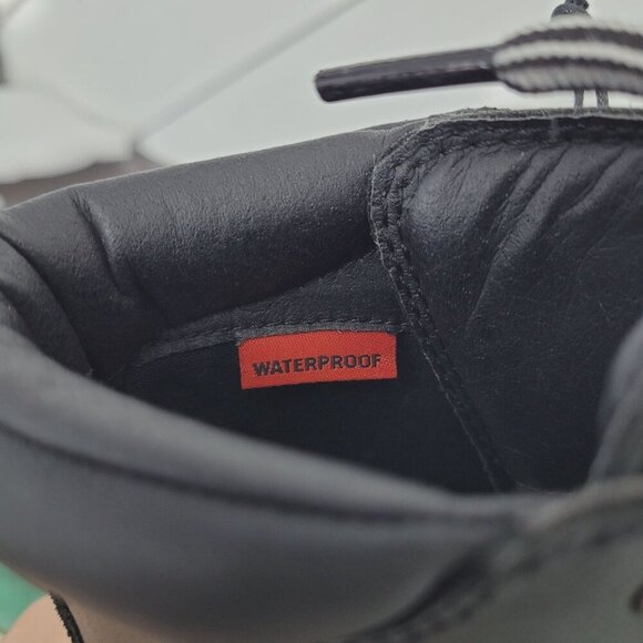 NWT Sorel Womens Lennox Lace Combat Boots Black Size 6 Waterproof Leather - Picture 4 of 12